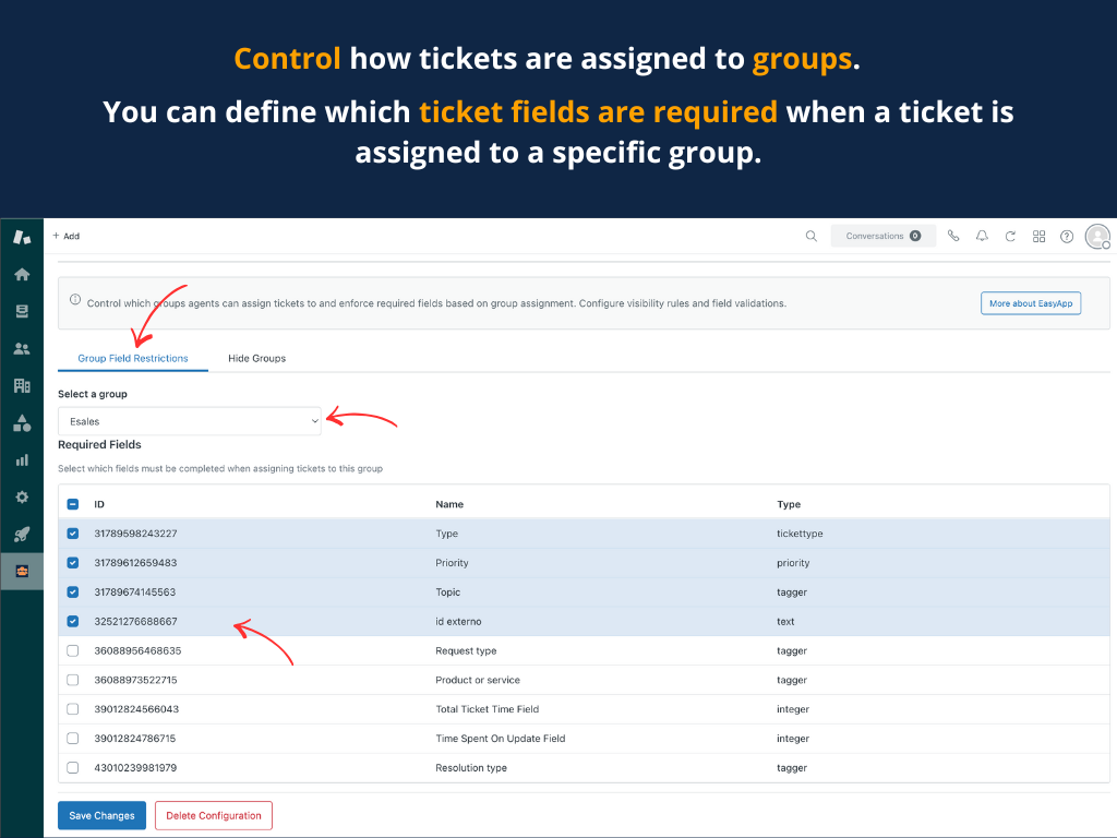 Assign to Group screenshot 1